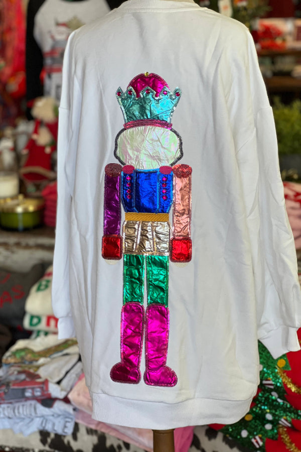 Nutcracker Sweatshirt Dress