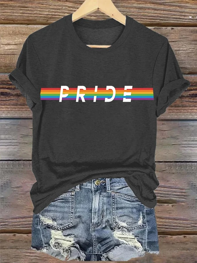 Women's LGBT Pride Print Casual T-Shirt