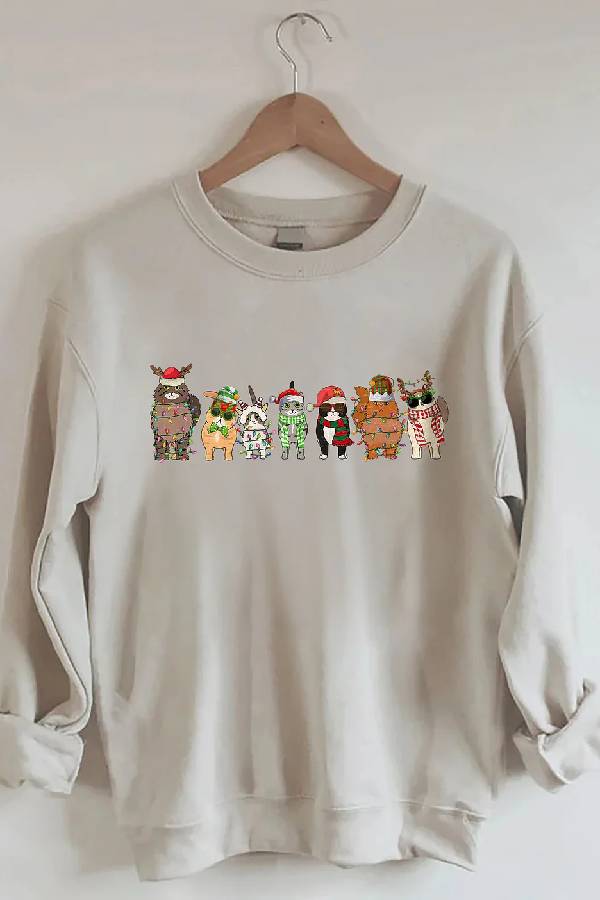 Cat Christmas Sweatshirt