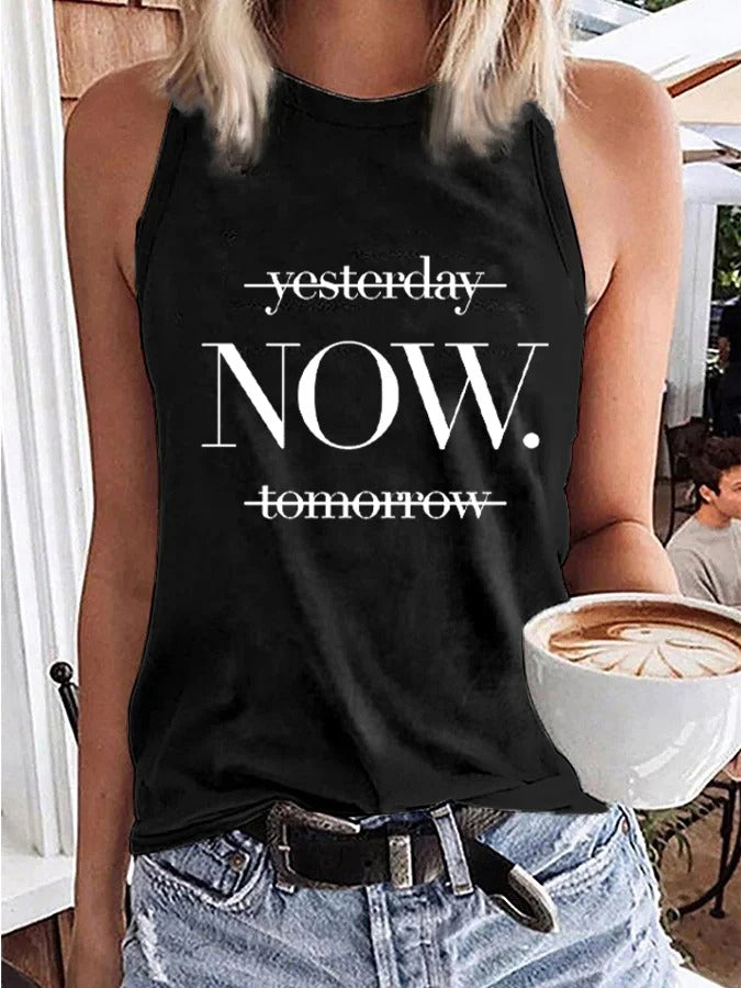 Women's Now Printed Tank Top