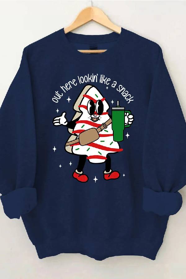 Boojee Weihnachtsbaumkuchen-Sweatshirt