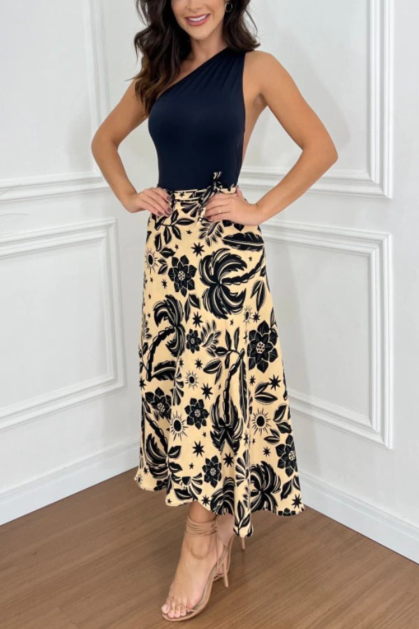 SAIA ENVELOPE ESTAMPADA DUNAS NUDE COM PRETO