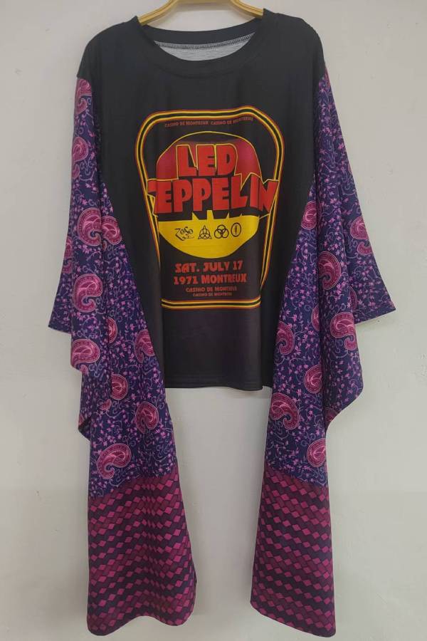 Led Zeppelin Paisley Sleeve Tee