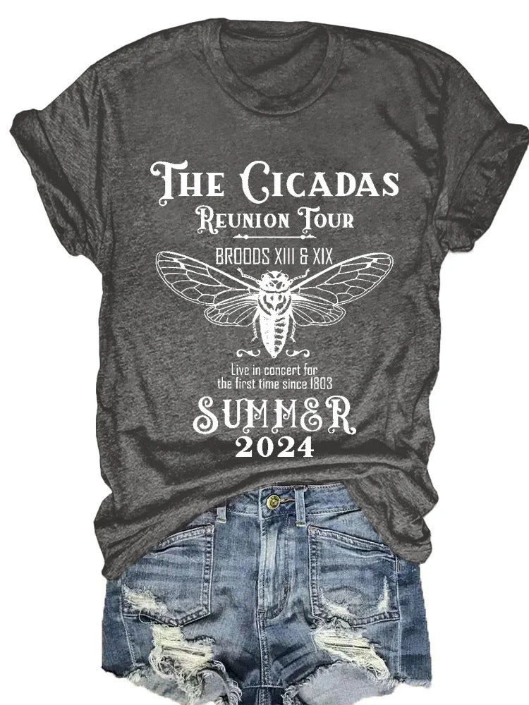Women's The Cicadas Reunion Tour Print T-shirt