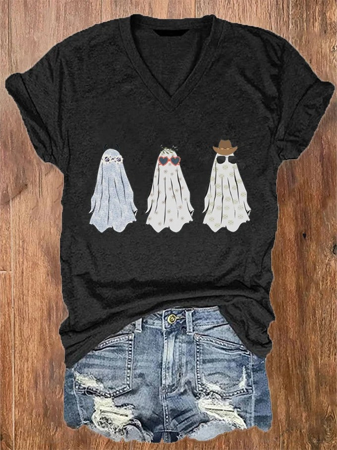 Women's It's Me Hi I'm The Problem It's Me Boo Printed V-neck T-shirt