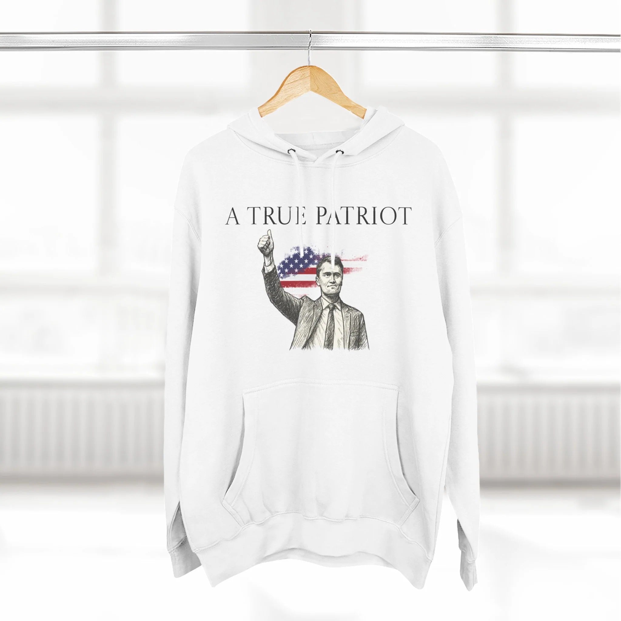 Charlie Kirk: A True Patriot Hoodie
