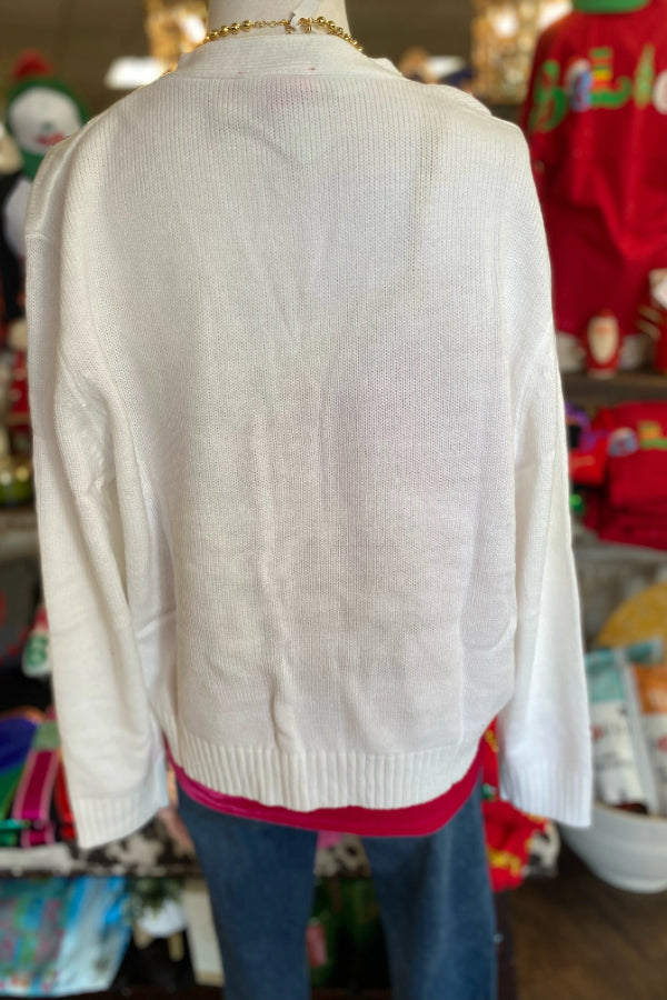 Schmetterlings-Nussknacker-Cardigan