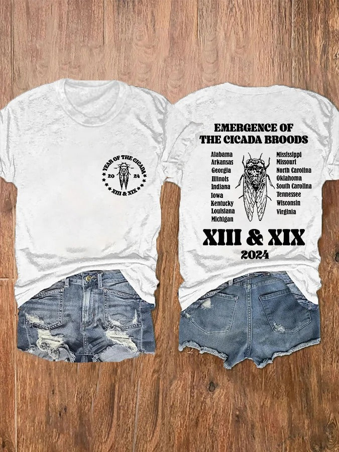 Women's Emergence Of The Cicada Broods 2024 Tee