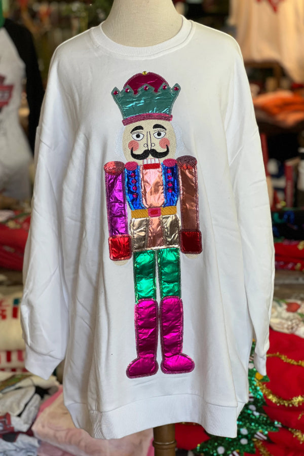 Nutcracker Sweatshirt Dress