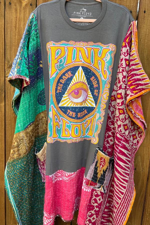 KANTHA WING UPCYCLED DRESS