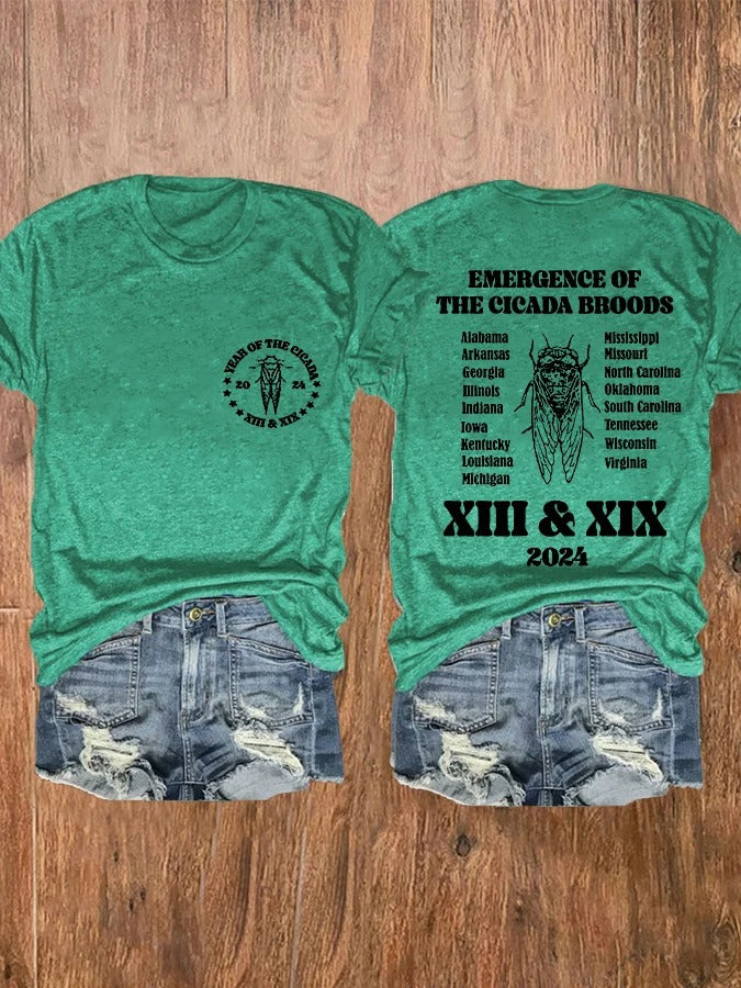 Women's Emergence Of The Cicada Broods 2024 Tee