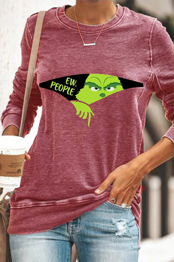 Women's EW People The Ginch Print Sweatshirt