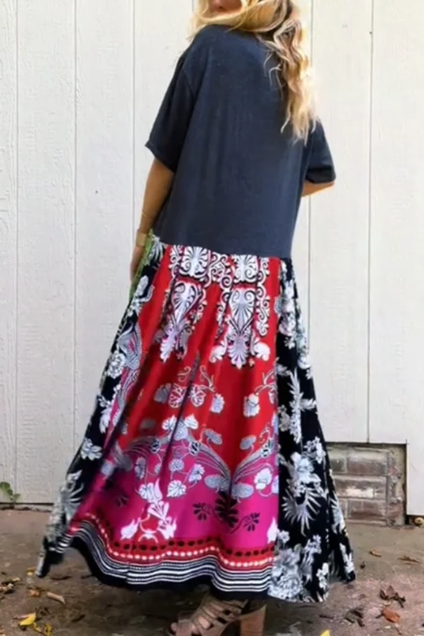 Dolly Band Double Split Maxi Tee
