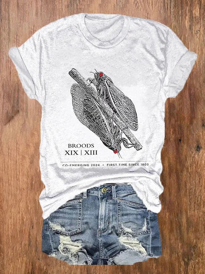 Women's Emergence Of The Cicada Broods 2024 Tee