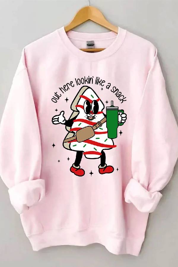 Boojee Weihnachtsbaumkuchen-Sweatshirt