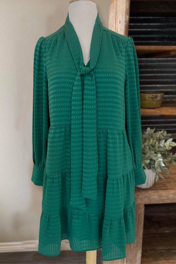 Mini-robe romantique à jupe à volants