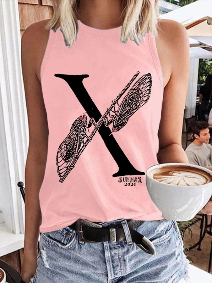 Women's Cicada Summer 2024 Printed Vest