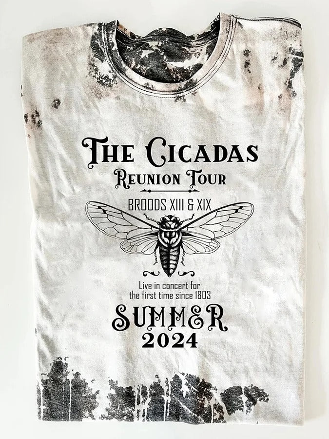 Women'S The Cicadas Reunion Tour Print T-shirt