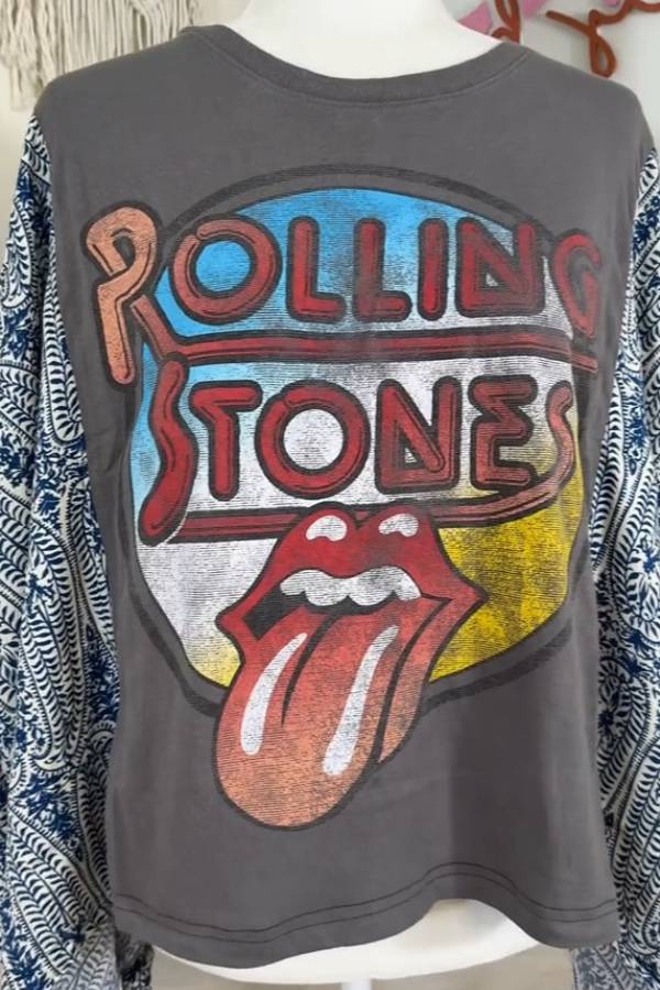 Vintage Rolling Stones Paisley Tee