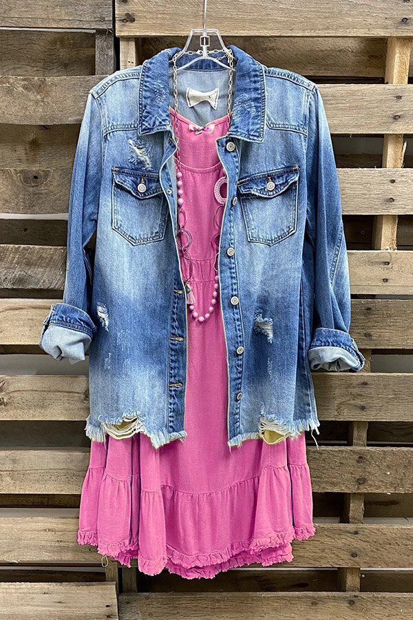 Round Neck Sleeveless Pleated Dress