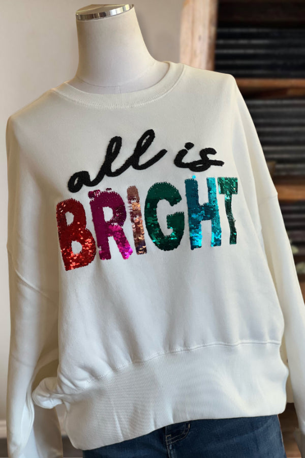 Sweat-shirt Tout est lumineux