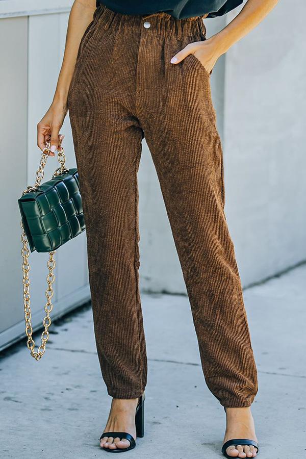 Cordhose mit Taschen