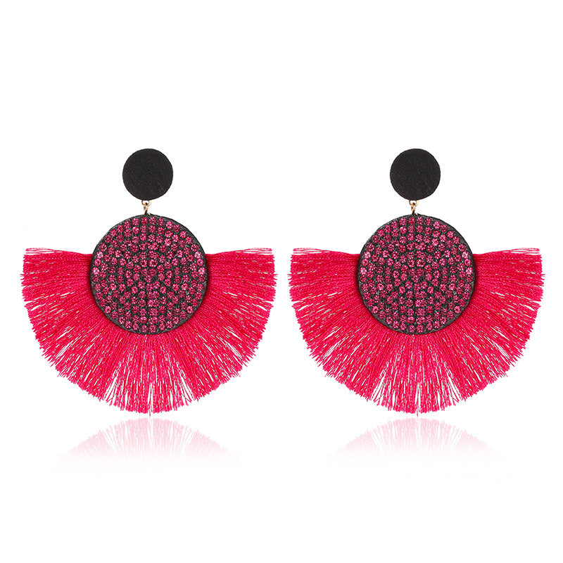 Colorful Zircon Shiny Earrings