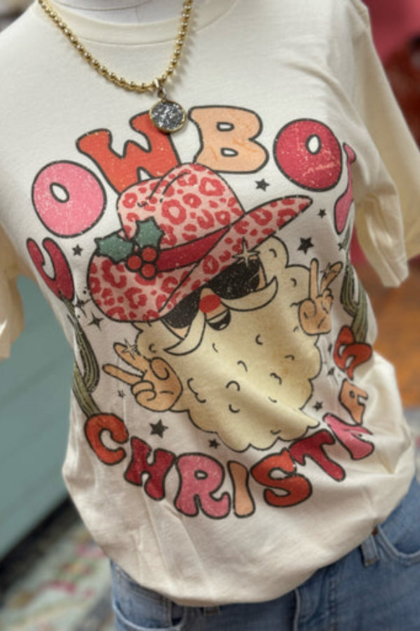 Cowboy Christmas Tee