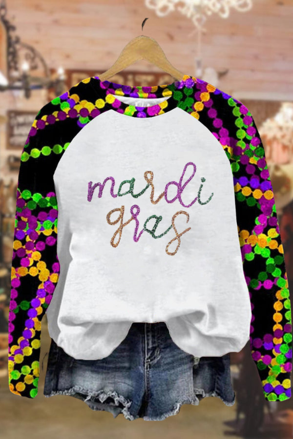 Sweat-shirt ras du cou raglan Carnival