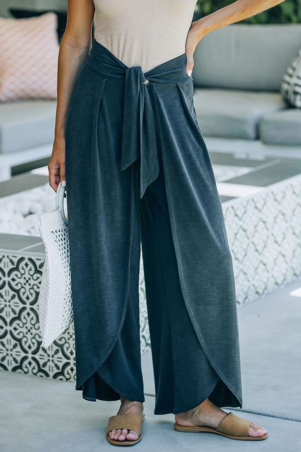 Summer Sizzle – Hose aus Modalmischung mit Bindeband vorne