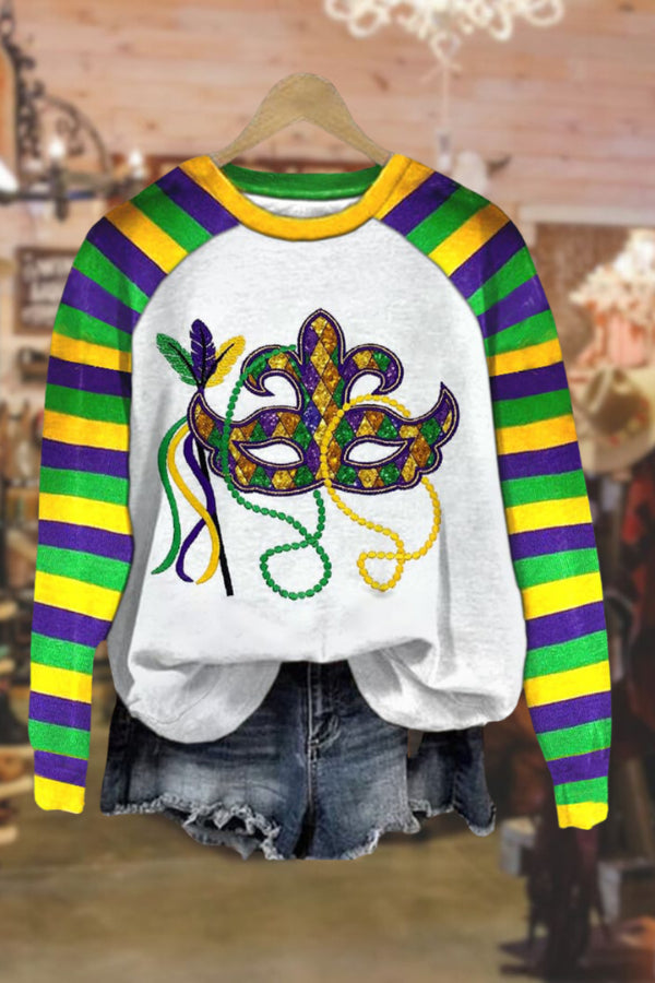 Carnival raglan crew neck sweatshirt