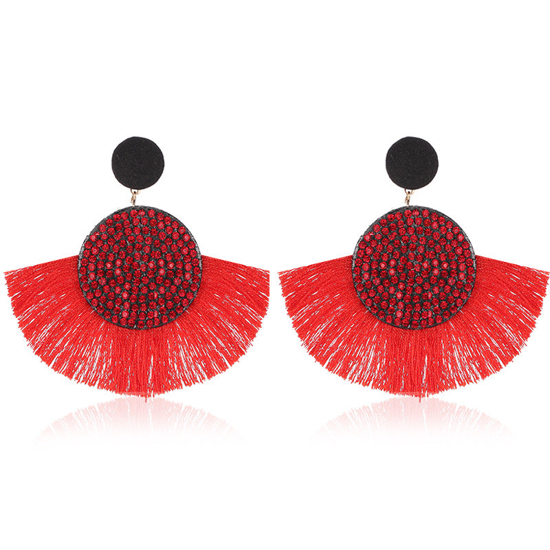 Colorful Zircon Shiny Earrings