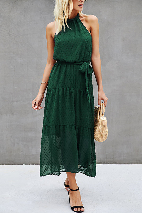 Trägerloses Neckholderkleid