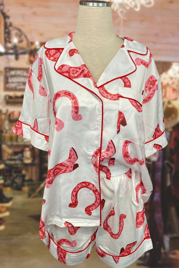 Multicolor Tiger Sequined Set