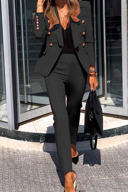 Fashion Chic Casual Suit Two-piece