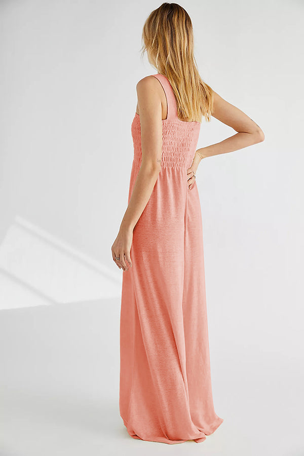 Ärmelloser, trägerloser Pendler-Tanktop-Strampler für Damen
