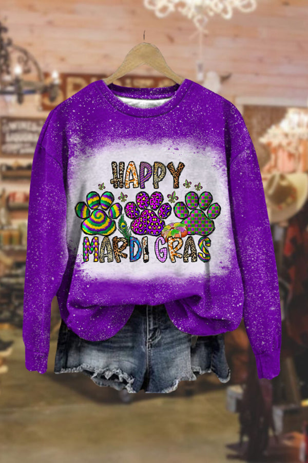 Carnival raglan crew neck sweatshirt