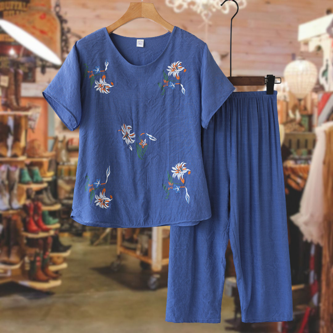 Tops Home Summer Short Sleeve T-Shirts Loose Pajamas