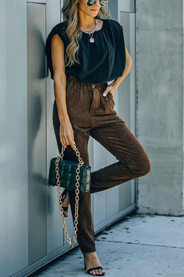 Cordhose mit Taschen