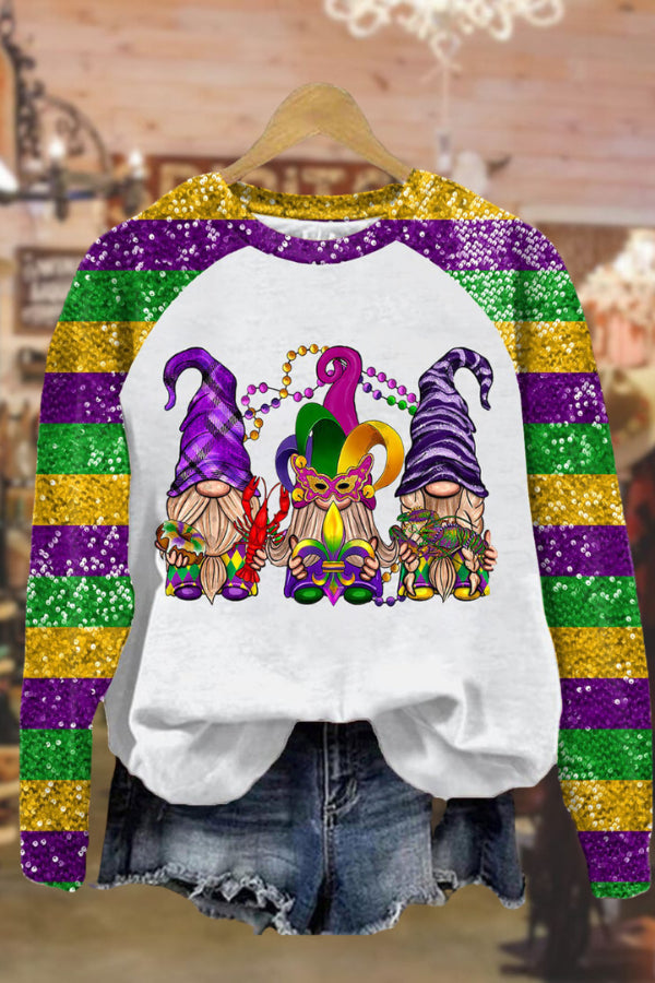 Carnival raglan crew neck sweatshirt