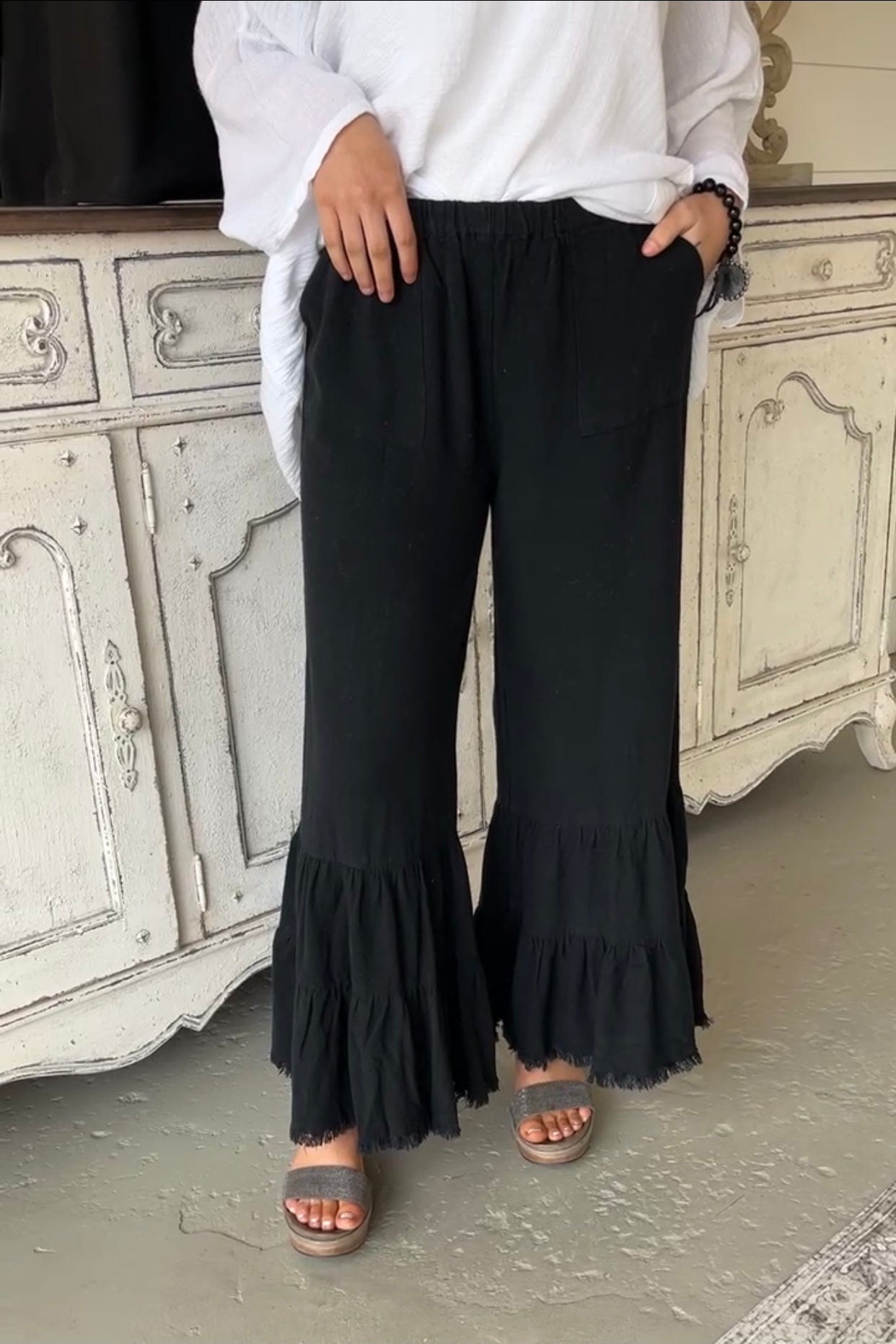 Women's Fancy Pleated Pants