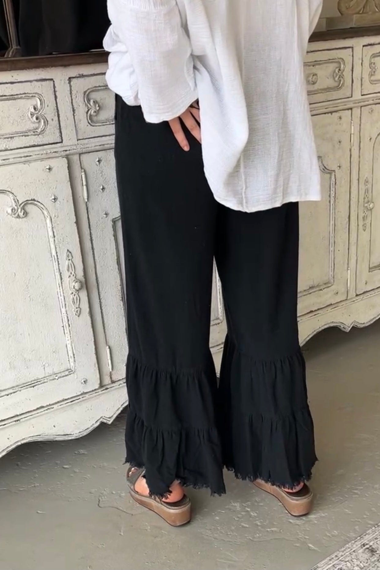 Women's Fancy Pleated Pants