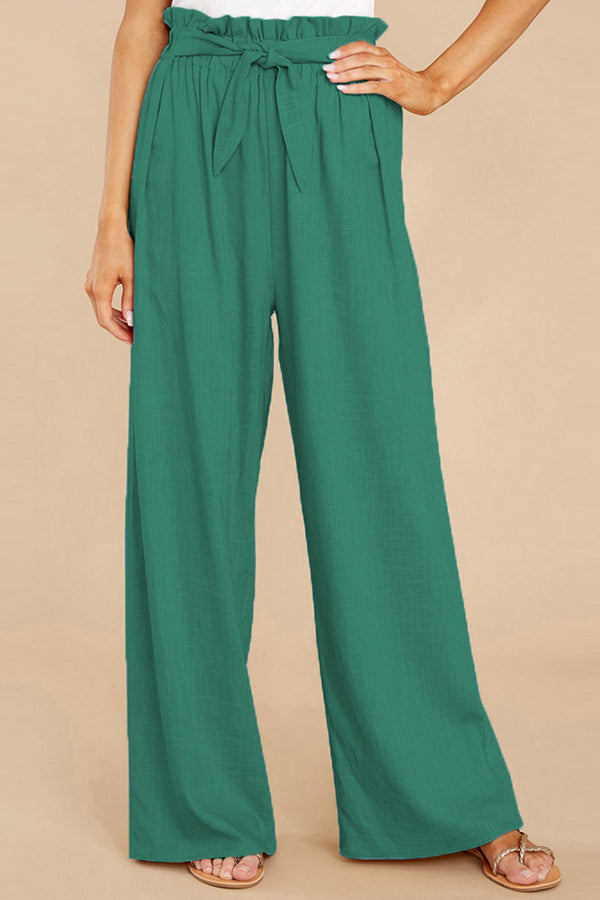 Women's Loose Cotton Linen Casual Trousers