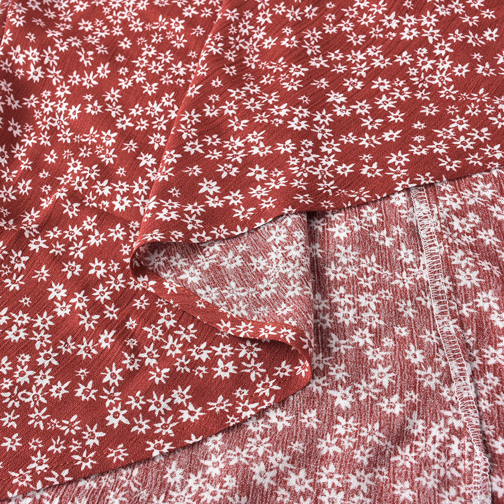 Robe nuisette sexy à fleurs style bohème