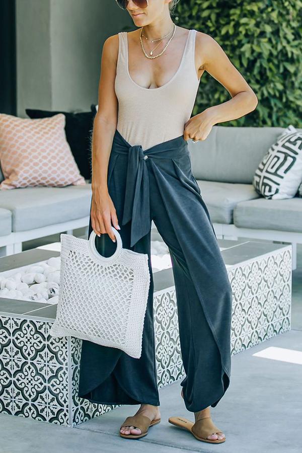 Summer Sizzle – Hose aus Modalmischung mit Bindeband vorne