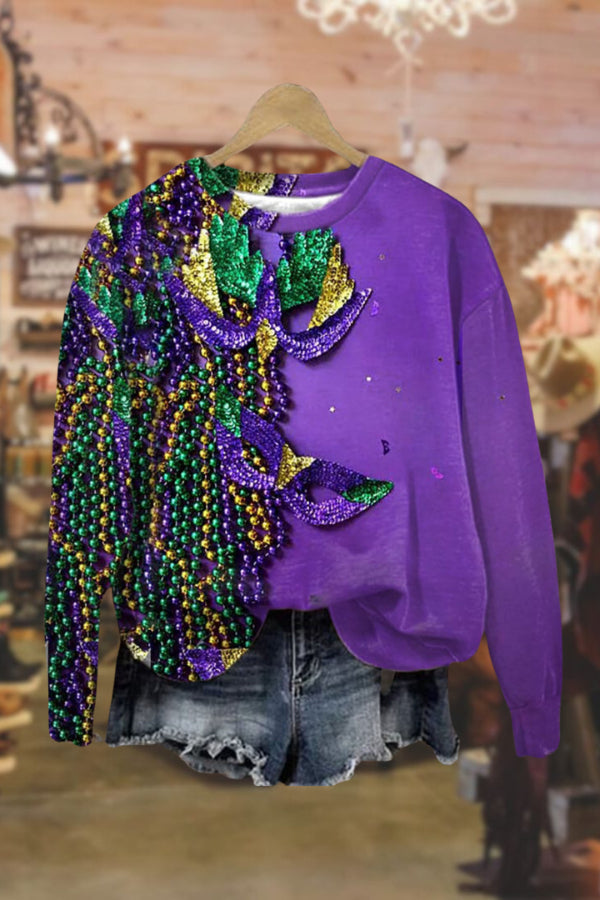 Carnival raglan crew neck sweatshirt