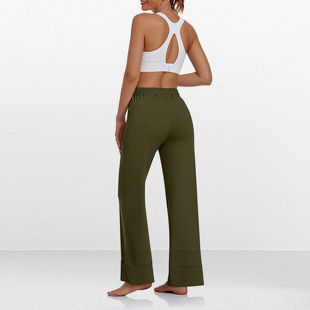 Yoga Fitness Jogging Lose Taille Breite Bein Hosen