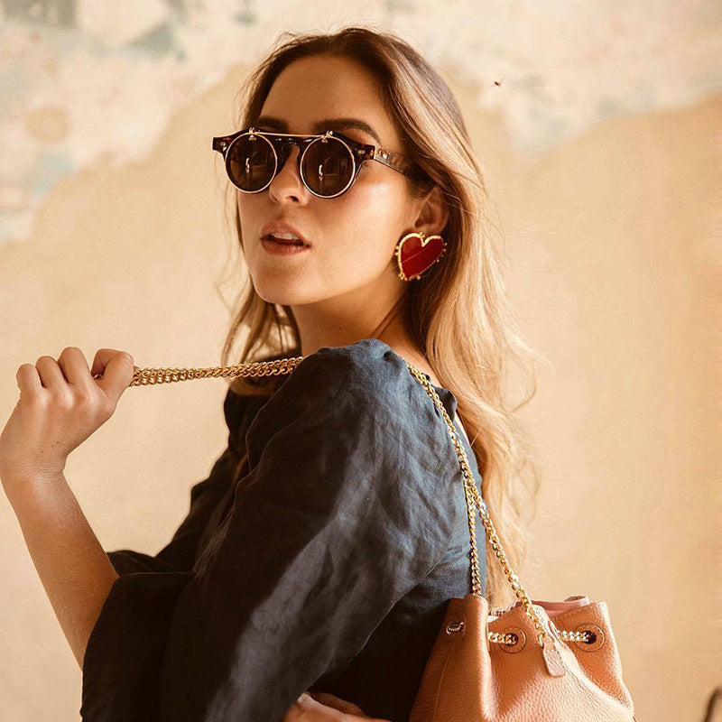 OL Red Big Love Earrings