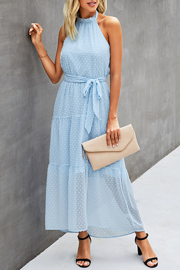 Trägerloses Neckholderkleid