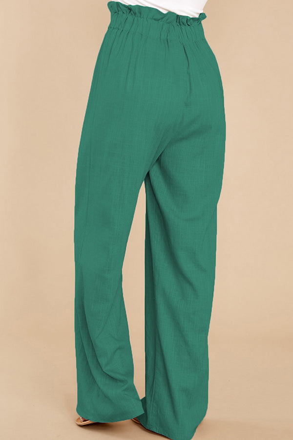 Women's Loose Cotton Linen Casual Trousers